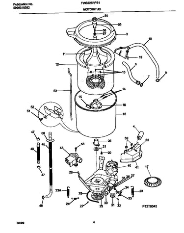 Motor/tub