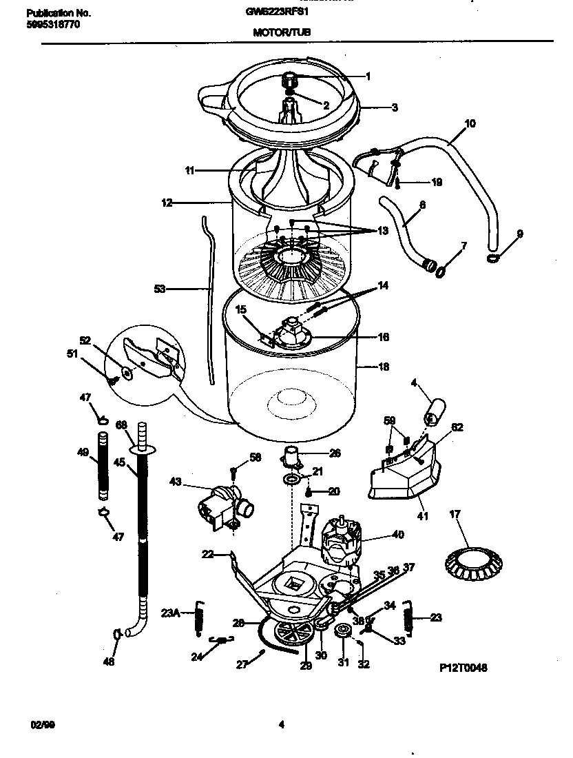 MOTOR/TUB