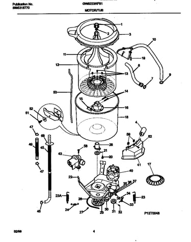 Motor/tub