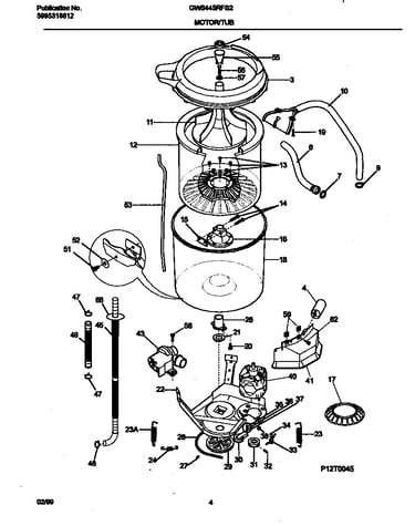 Motor/tub