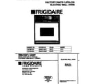 Frigidaire FEB786CESG cover diagram