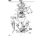 Gibson GWS645RFS2 motor/tub diagram