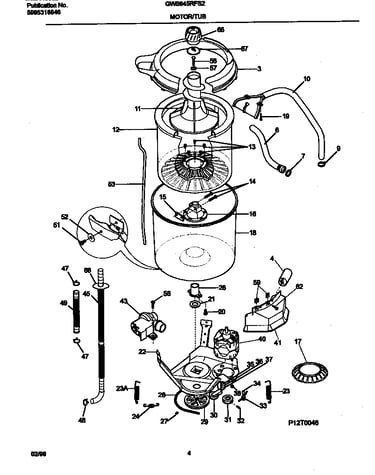 Motor/tub