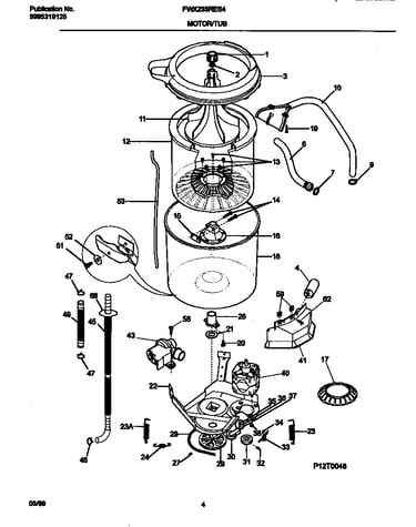 Motor/tub