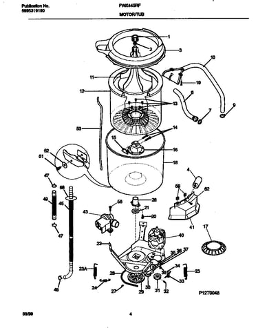 Motor/tub