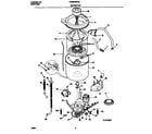 Frigidaire FWX645RFS1 motor/tub diagram