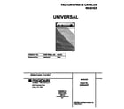 Universal/Multiflex (Frigidaire) MWS445RFS2 cover diagram