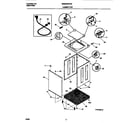 Universal/Multiflex (Frigidaire) MWS445RFS2 cabinet/top diagram