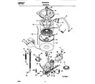 Universal/Multiflex (Frigidaire) MWS445RFS2 motor/tub diagram