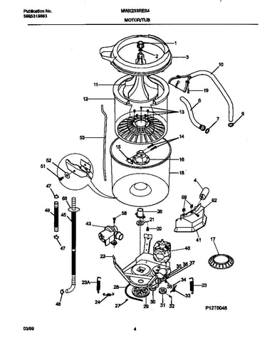 Motor/tub