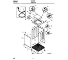 Universal/Multiflex (Frigidaire) MWX223RED2 cabinet/top diagram