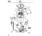 Universal/Multiflex (Frigidaire) MWX223REW2 motor/tub diagram