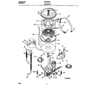 Universal/Multiflex (Frigidaire) MWX433REW3 motor/tub diagram