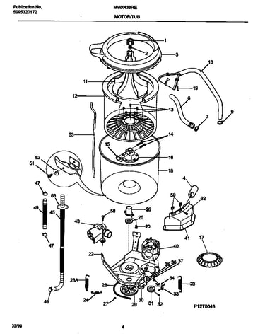Motor/tub