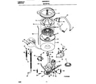 White-Westinghouse WWX433RFS1 motor/tub diagram