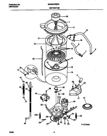 Motor/tub