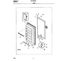 Universal/Multiflex (Frigidaire) MFU14M2GW0 door diagram