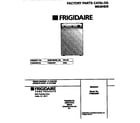 Frigidaire FWS235RFS3 cover diagram