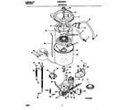 Frigidaire FWS545RFS1 motor/tub diagram
