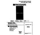 Frigidaire FEB798WCCH cover diagram