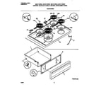 Universal/Multiflex (Frigidaire) MEF311SBDK top/drawer diagram