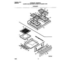 Frigidaire FGF335CGTE top/drawer diagram