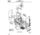 Frigidaire FEB755CESF cavity/elements lower oven diagram
