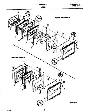 Upper/lower doors