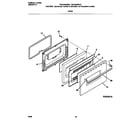 Frigidaire FGF316WGSC door diagram