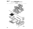 Frigidaire FGF335CGTB top/drawer diagram