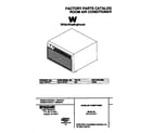 White-Westinghouse WAH12EH2T1 cover diagram