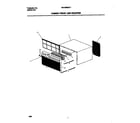 White-Westinghouse WAH096H2T1 cabinet front/wrapper diagram