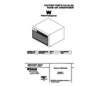 White-Westinghouse WAH106H1T1 cover diagram