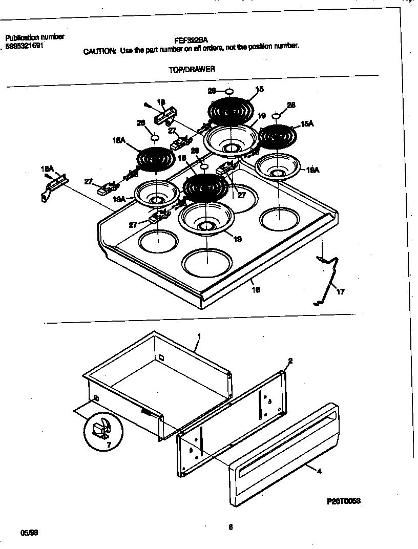 Top/drawer