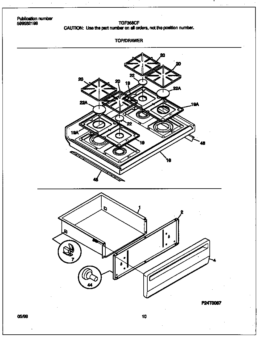 Top/drawer