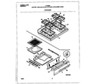 Frigidaire FLF334BGDD top/drawer diagram
