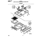 Frigidaire MGF303PGDC top/drawer diagram