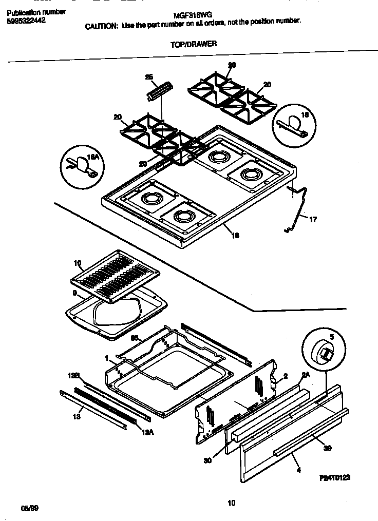 Top/drawer