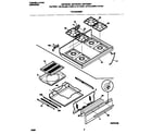 Frigidaire MGF345BGWD top/drawer diagram