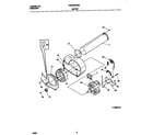 Frigidaire FDEB23RGS0 p16m0016 motor,blower diagram