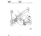 Frigidaire FDGB23RGS0 p16m0016 motor,blower diagram