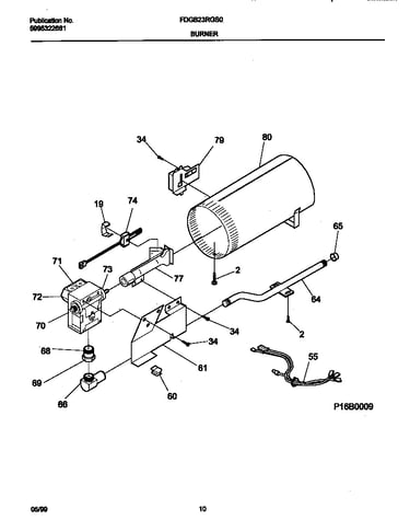 P16b0009 burner,valve
