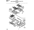 Universal/Multiflex (Frigidaire) MSF312BFWB top/drawer diagram