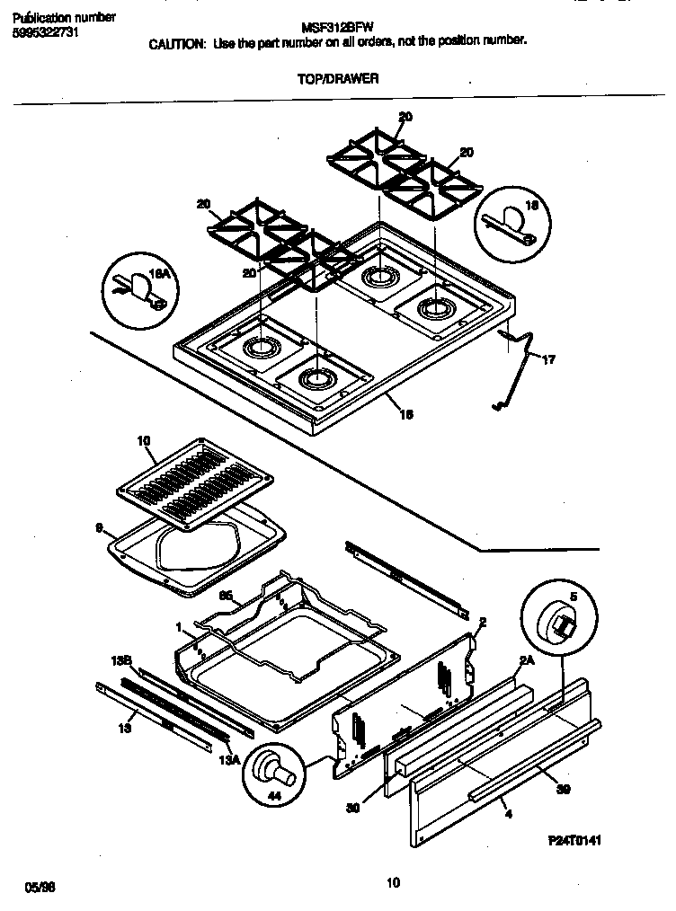 Top/drawer