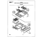 Frigidaire FGF316WGSF top/drawer diagram