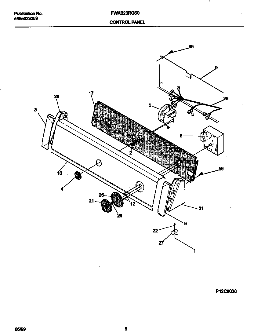 P12C0030 CONTROL PANEL