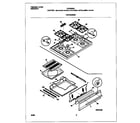 Frigidaire FGF326WGSF top/drawer diagram