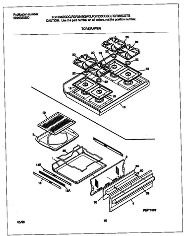 Top/drawer