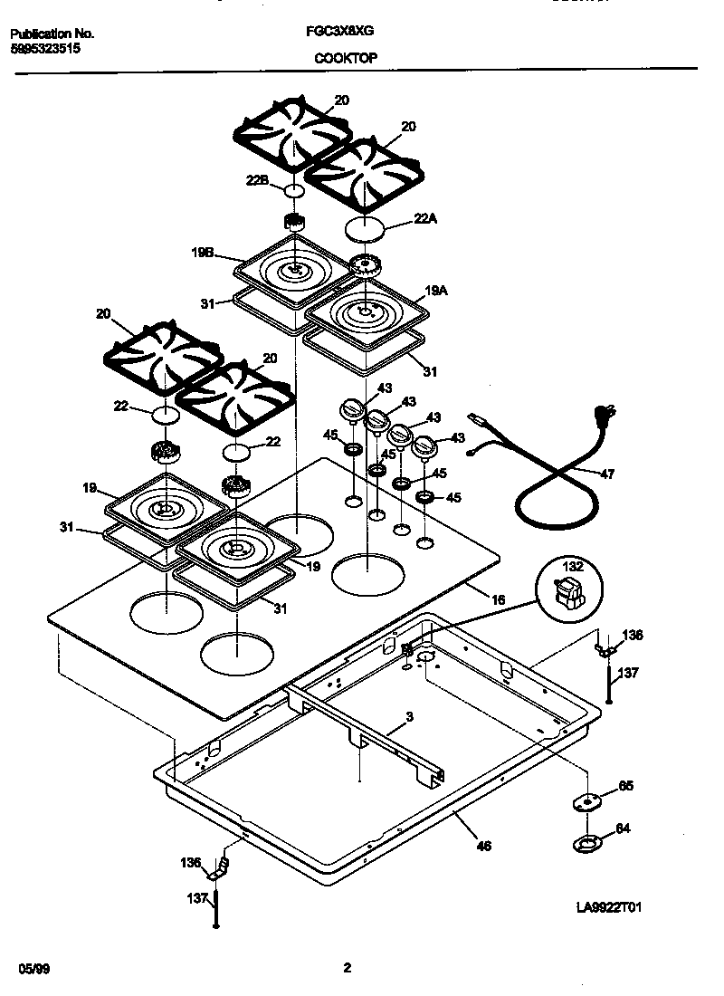 Control panel/top