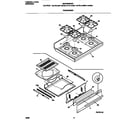 Universal/Multiflex (Frigidaire) MGF334BGWE top/drawer diagram